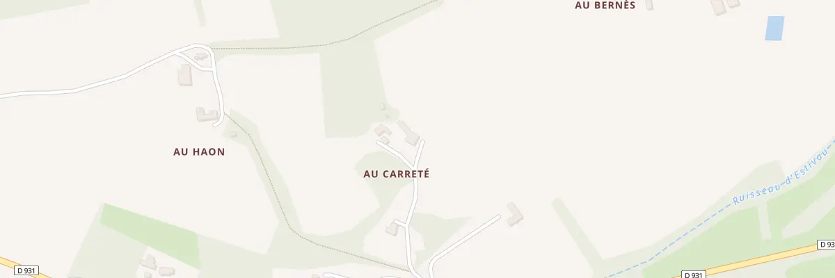 Plan du 5125 Au Carrete à Lagraulet-du-Gers