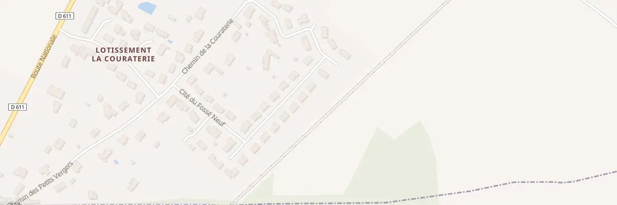 Plan du 5410F Cité du Fosse Neuf à Coulombiers
