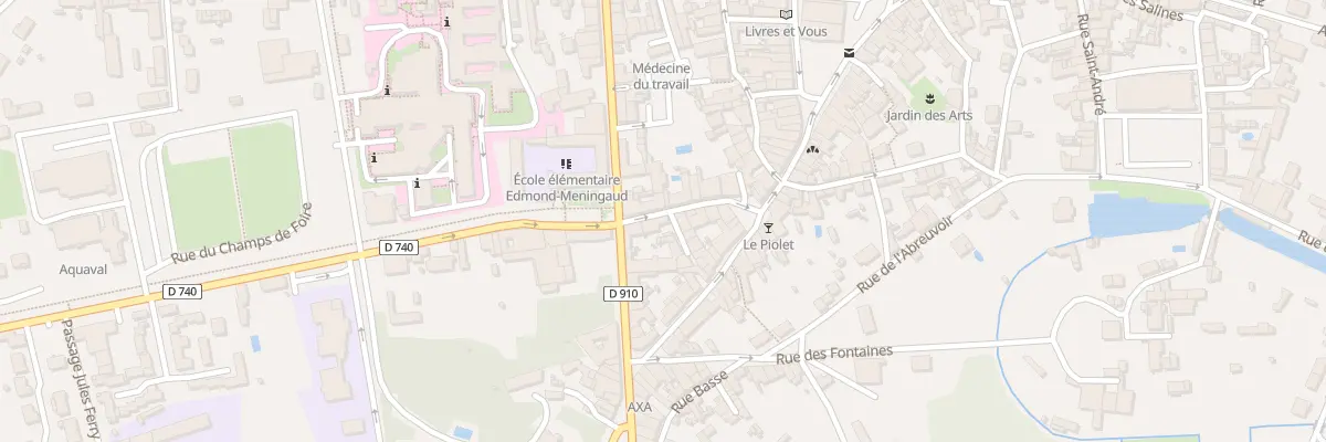 Plan du 7 Rue du Piolet à Ruffec