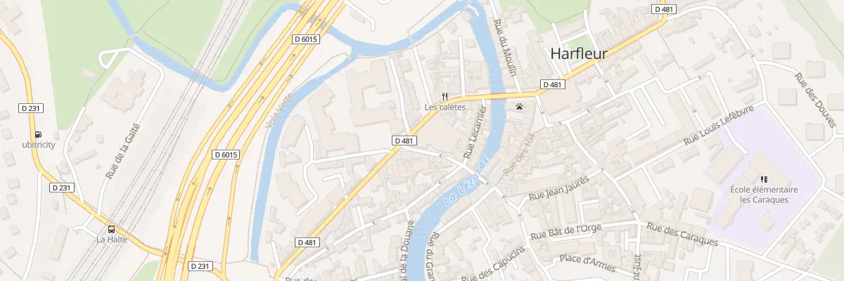 Plan du 6 Rue de la République à Harfleur