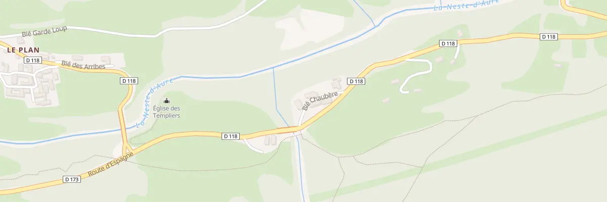 Plan du 3 Che de Chaubere à Aragnouet