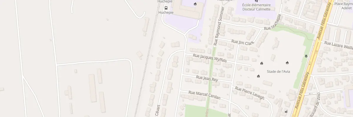 Plan du 1 Rue Francois Cevert au Mans