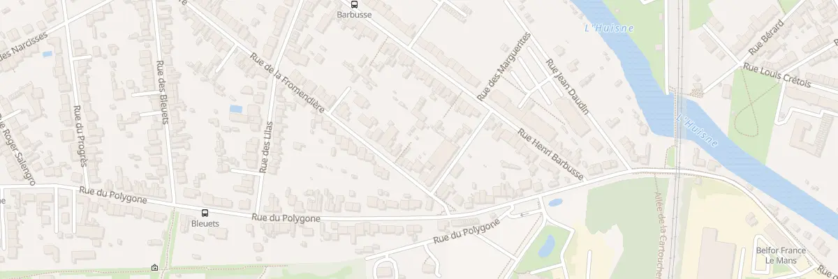 Plan du 121 Rue de la Fromendière au Mans