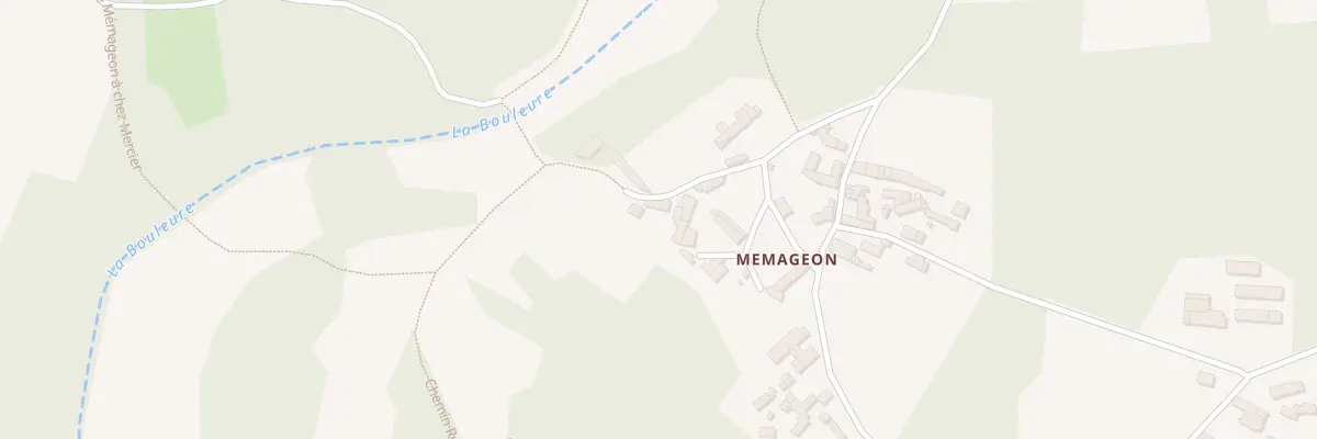 Plan du 5340 Mémageon à Brux