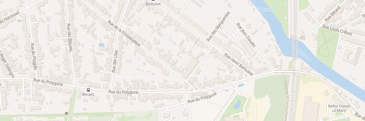Plan du 123 Rue de la Fromendière au Mans
