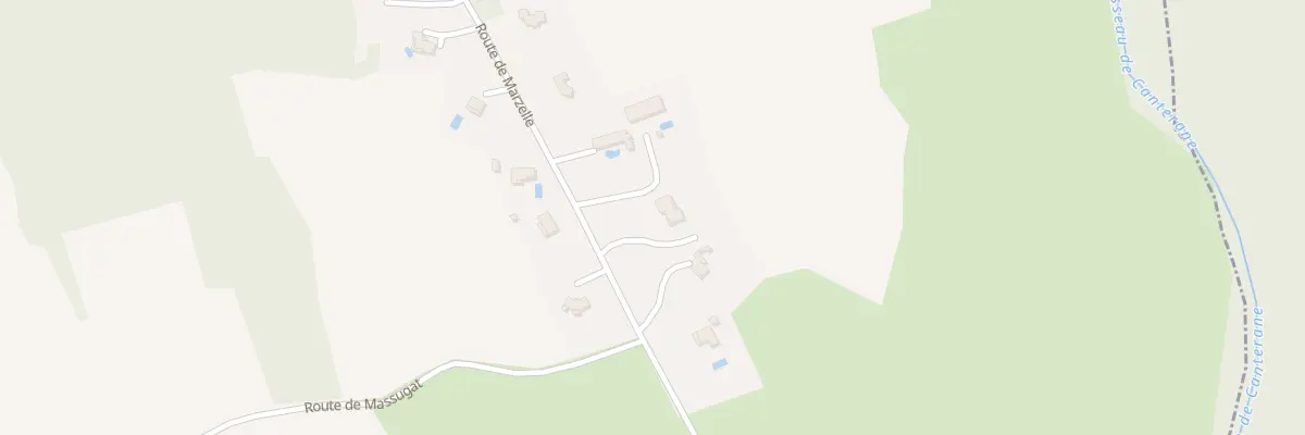 Plan du 1055 Rte de Marzelle à Savignac-de-Duras