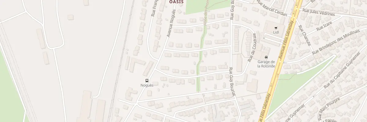 Plan du 19 Rue Leo-Valentin au Mans