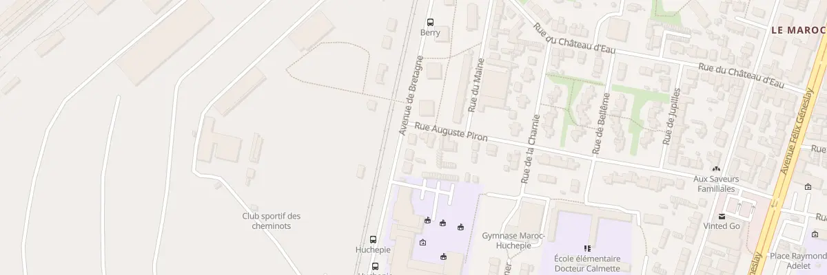 Plan du 53 Av de Bretagne au Mans