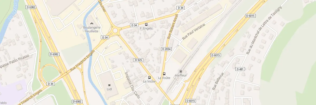 Plan du 9 Rue Robert Ancel à Harfleur