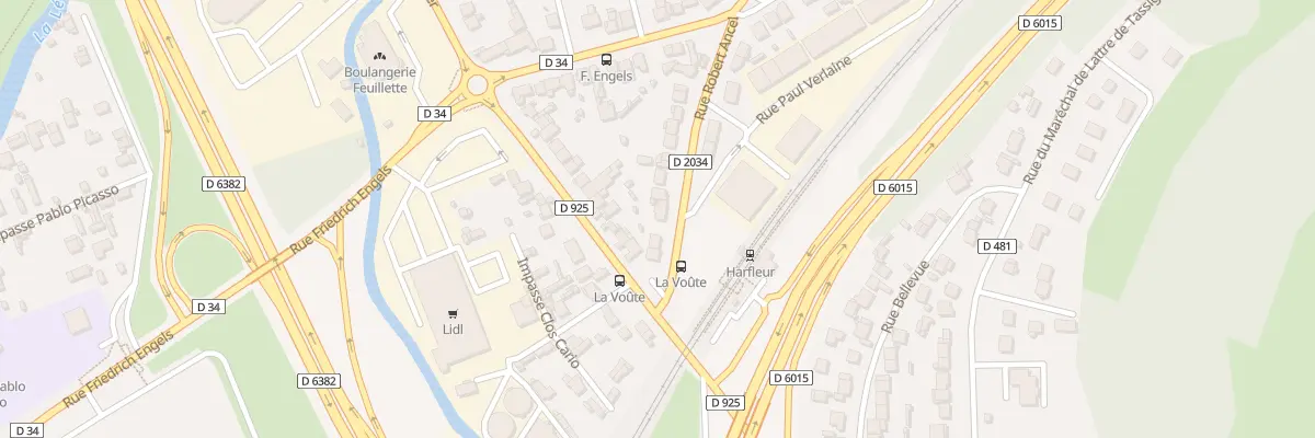 Plan du 5 Rue Robert Ancel à Harfleur