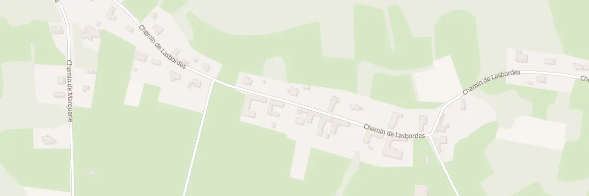 Plan du 43 Che de Lasbordes à Castelvieilh