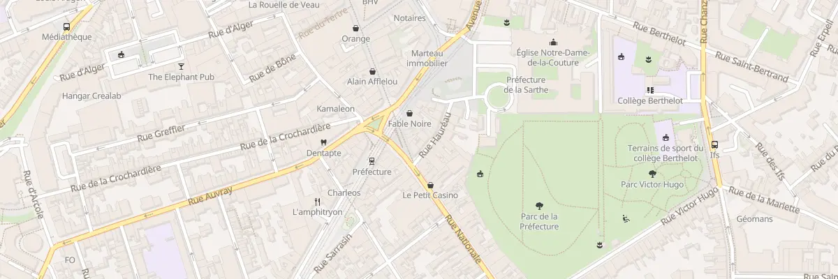 Plan du 6B Pl Franklin Roosevelt au Mans