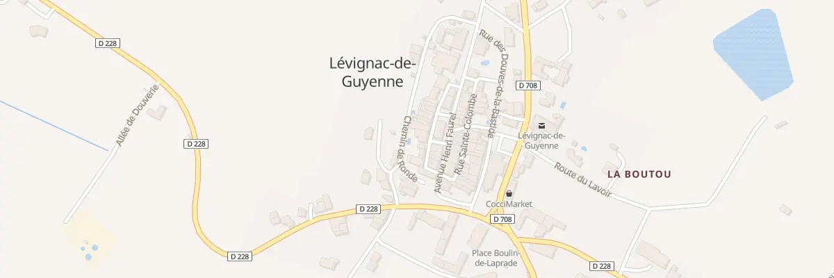 Plan du 7 Pl de la Halle à Lévignac-de-Guyenne