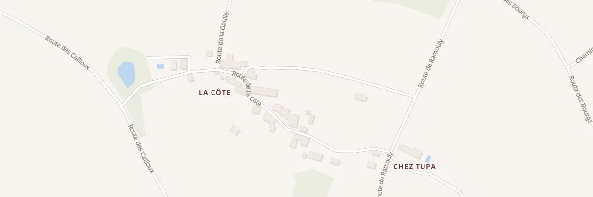 Plan du 194 Rte de la Côte à Saint Privat en Périgord