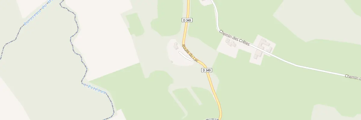 Plan du 6 Rte du Lac à Marquerie