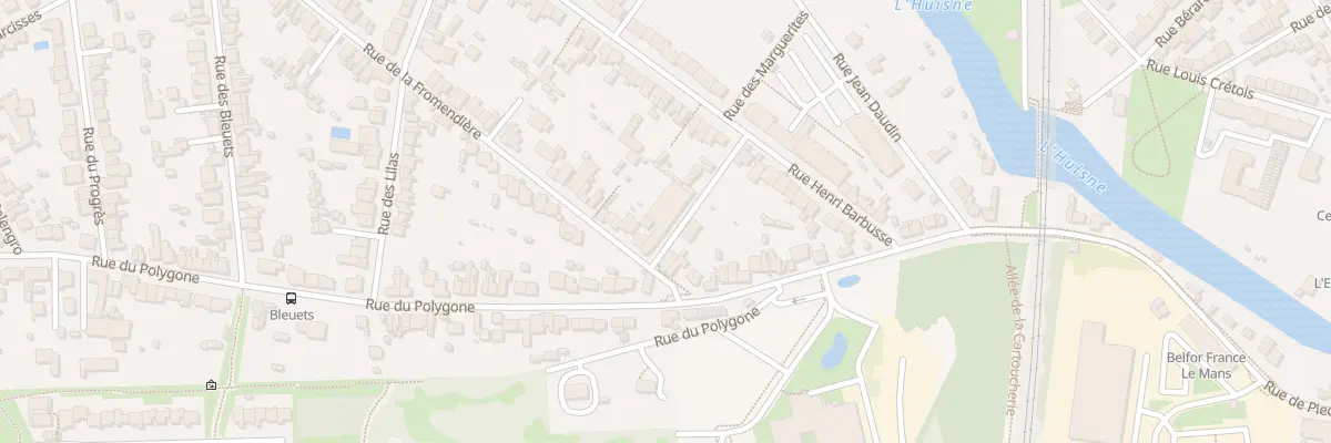 Plan du 16 Rue Nouvelle Fromendiere au Mans