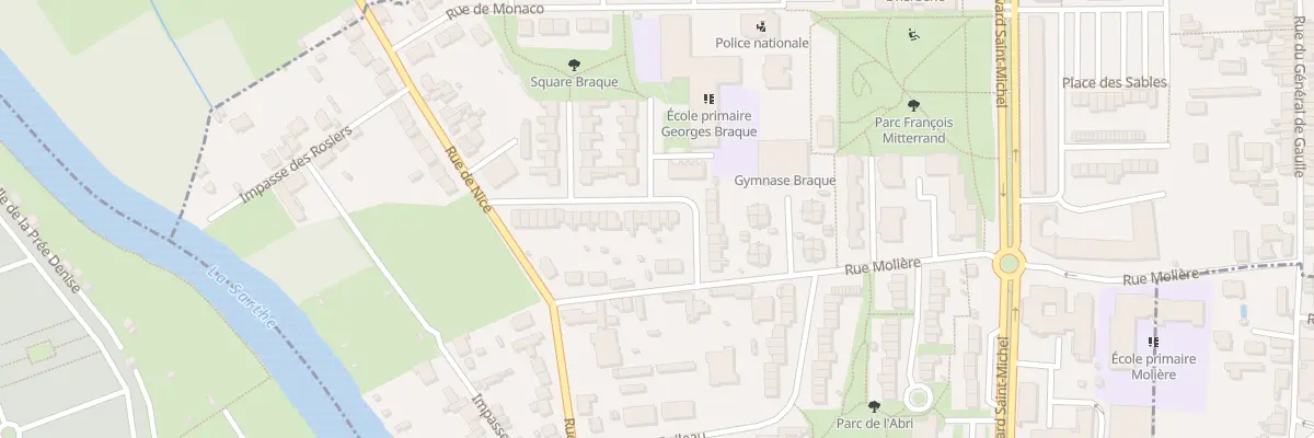 Plan du 5 Rue du Lavandou à Coulaines