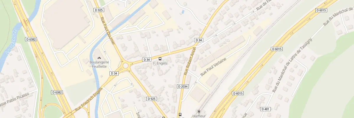 Plan du 22 Rue de la Vallée à Harfleur