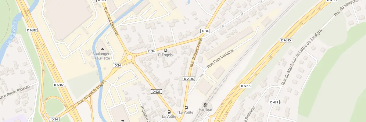 Plan du 21 Rue Robert Ancel à Harfleur