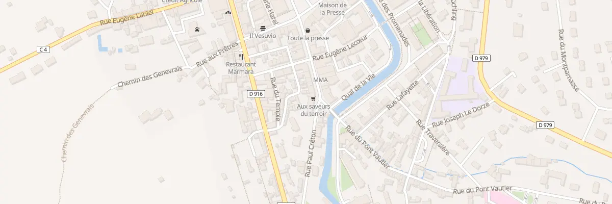 Plan du 4 Rue Paul Creton à Vimoutiers
