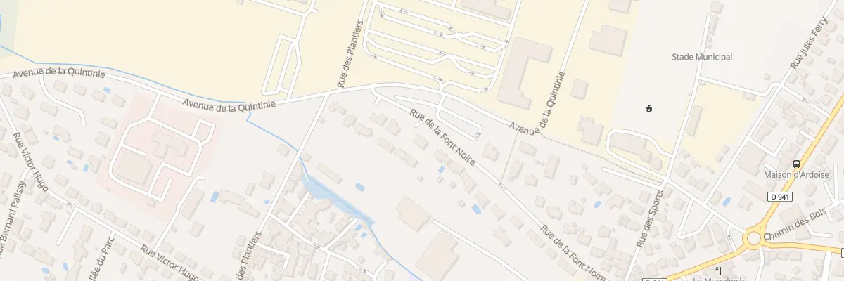 Plan du 30 Rue de la Font Noire à L’Isle-d’Espagnac