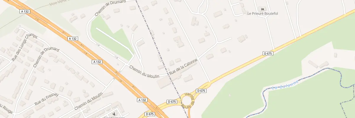 Plan du 56 Rue de la Calonne à Surville