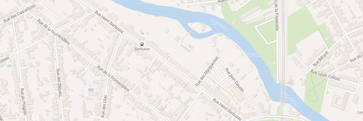 Plan du 199 Rue Henri Barbusse au Mans