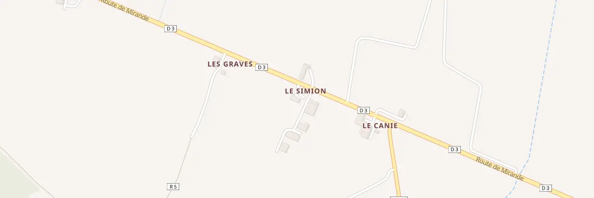 Plan du 5067 Les Graves à Monlezun