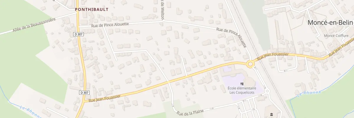 Plan du 19T Rue Jean Fouassier à Moncé-en-Belin