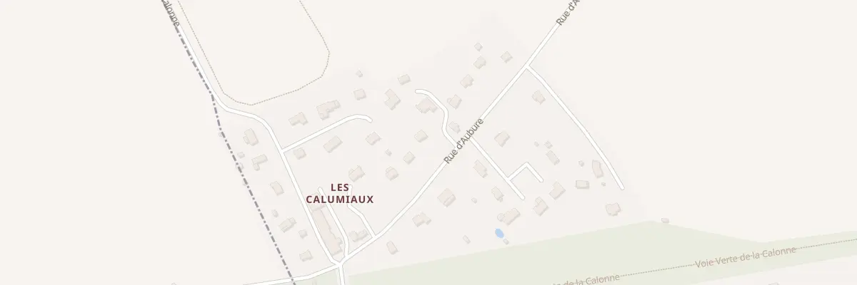 Plan du 410 Rue d’Aubure à Surville