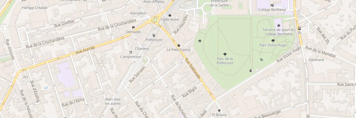 Plan du 2B Rue des Champs au Mans