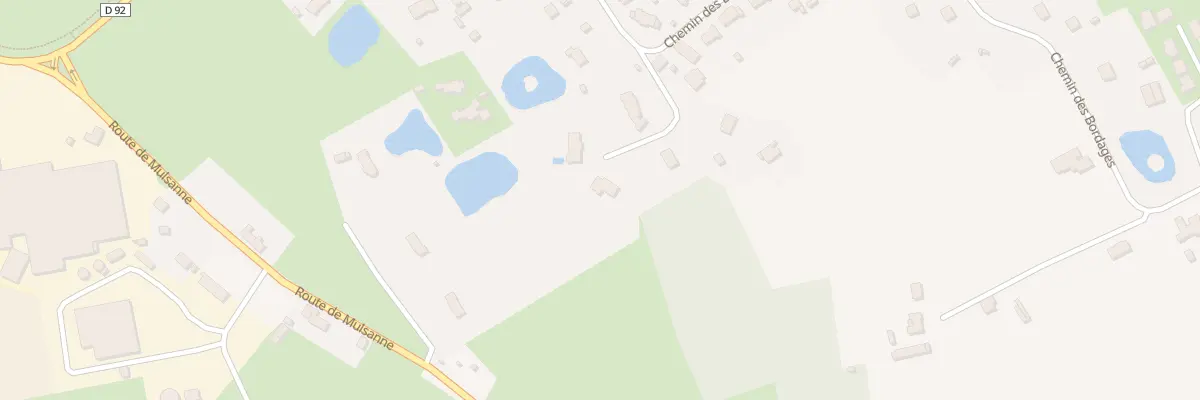 Plan du 50 Che des Bordages à Arnage