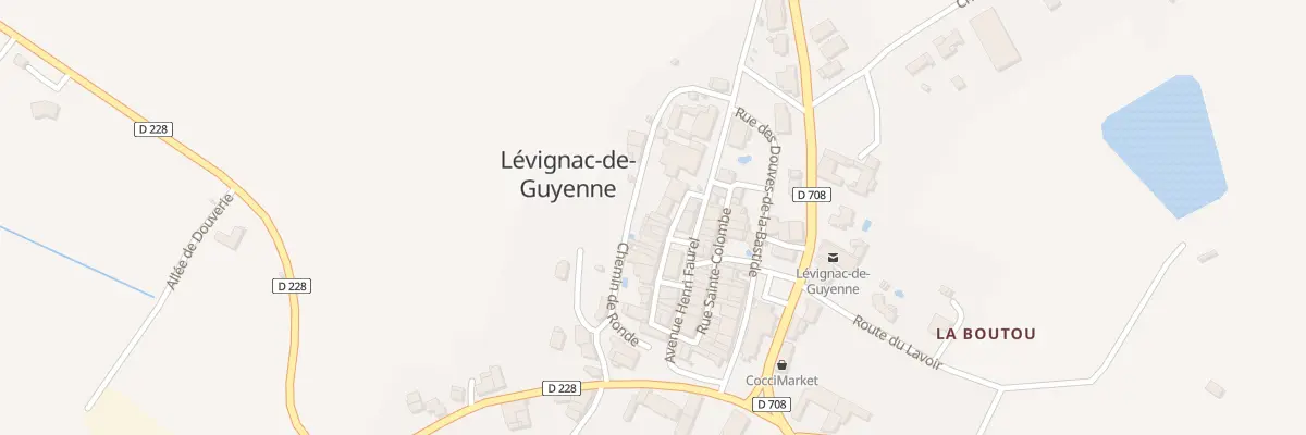 Plan du 6 Rue du Couvent à Lévignac-de-Guyenne