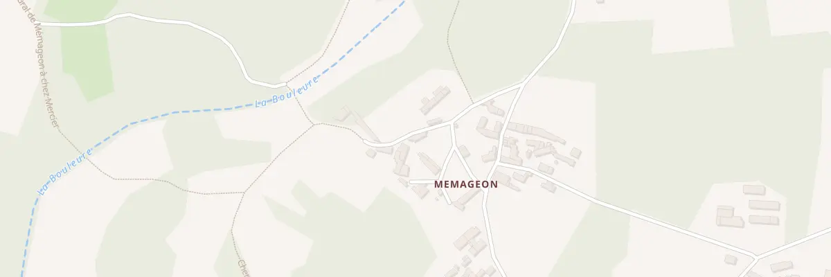 Plan du 5338 Mémageon à Brux