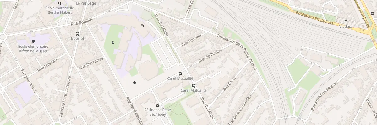 Plan du 45 Rue du Miroir au Mans