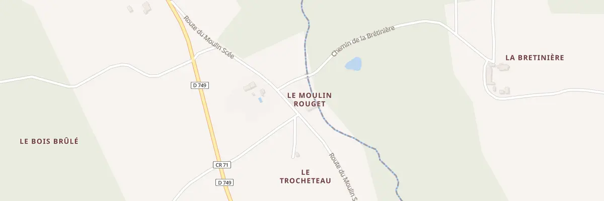 Plan du 277 Rte du Moulin Scée à Gizeux