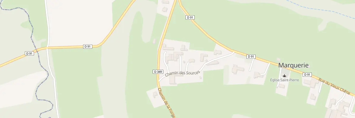 Plan du 1B Che des Sources à Marquerie