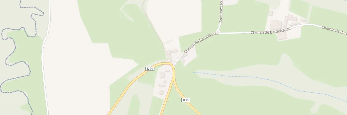 Plan du 1 Che du Barquisseau à Marquerie