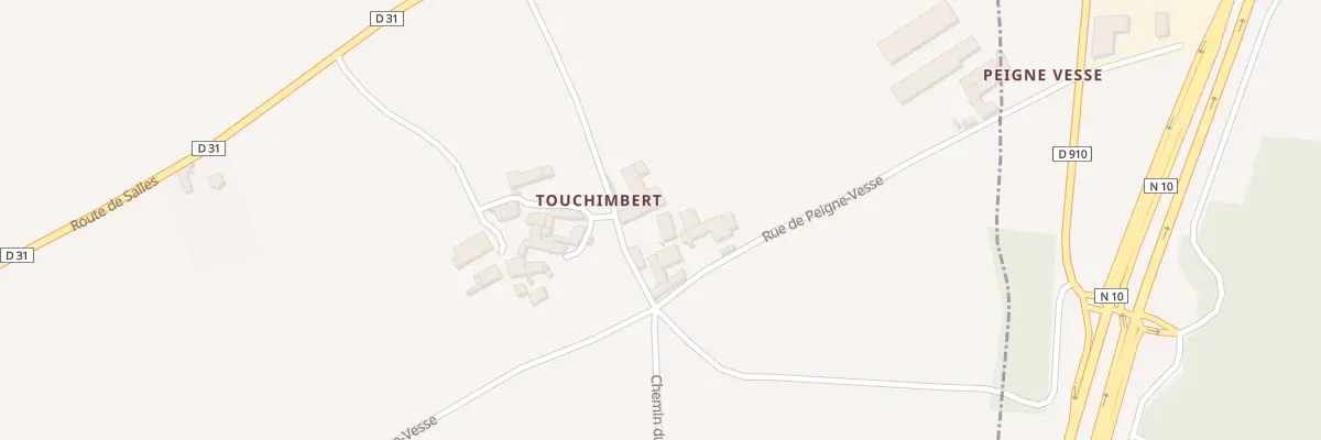 Plan du 3 Rue des Lilas à Salles-de-Villefagnan