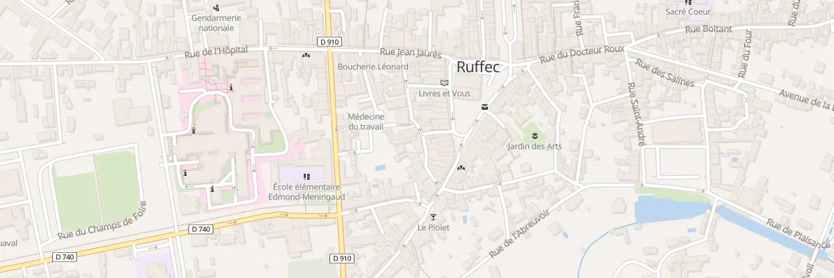 Plan du 26 Rue du Chenais à Ruffec