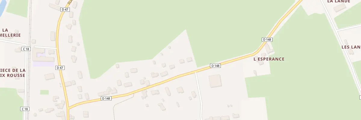 Plan du 24 Rte de Souligne à La Guierche