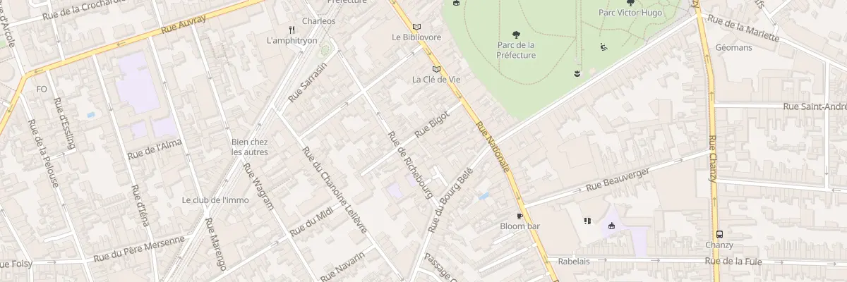 Plan du 11 Rue Bigot au Mans