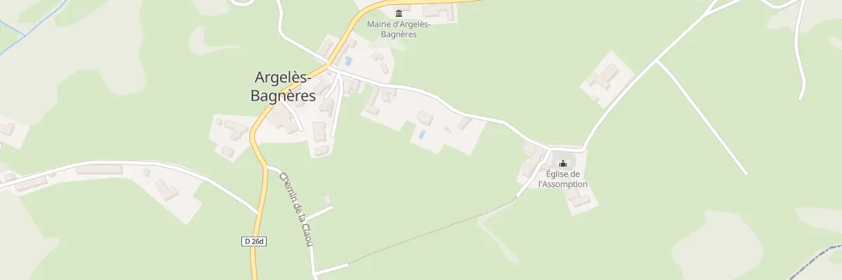 Plan du 5100 Bignolle à Argelès-Bagnères