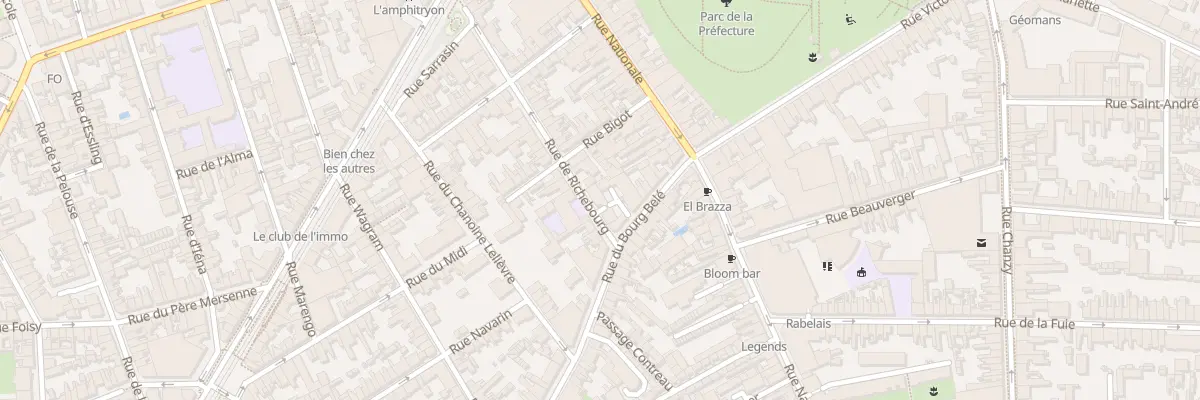 Plan du 41 Rue de Richebourg au Mans