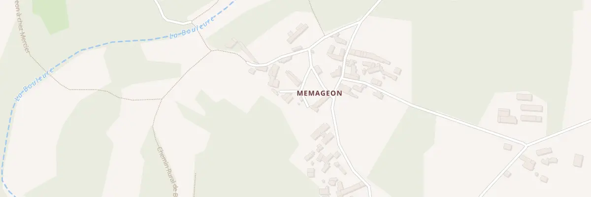 Plan du 5341 Mémageon à Brux