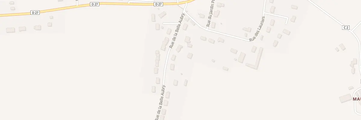 Plan du 7 Rue de la Belle Aubry à Meurcé