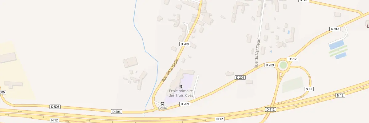 Plan du 147 Rue de la Grille à Hauterive
