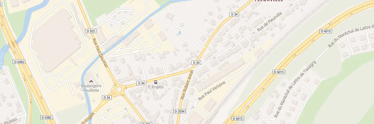 Plan du 25 Rue de la Vallée à Harfleur