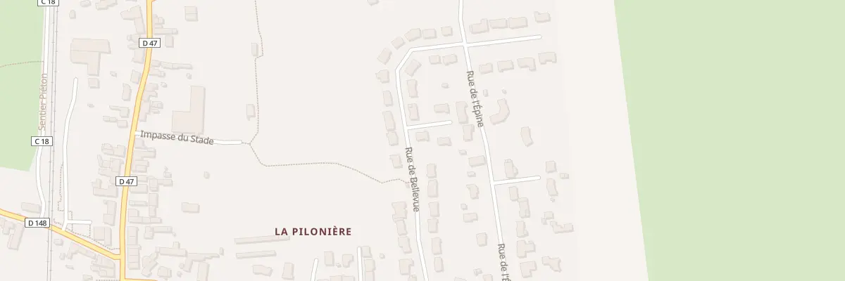 Plan du 29 Rue de Bellevue à La Guierche