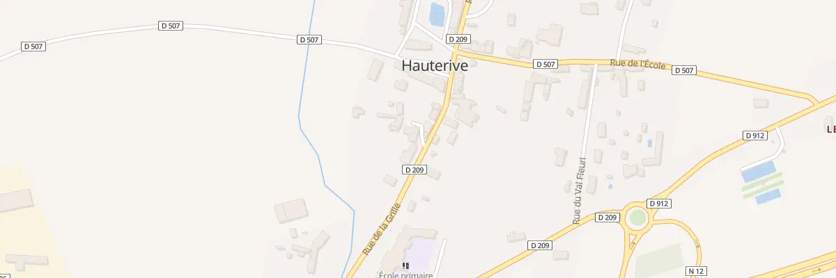 Plan du 164 Le Bourg à Hauterive